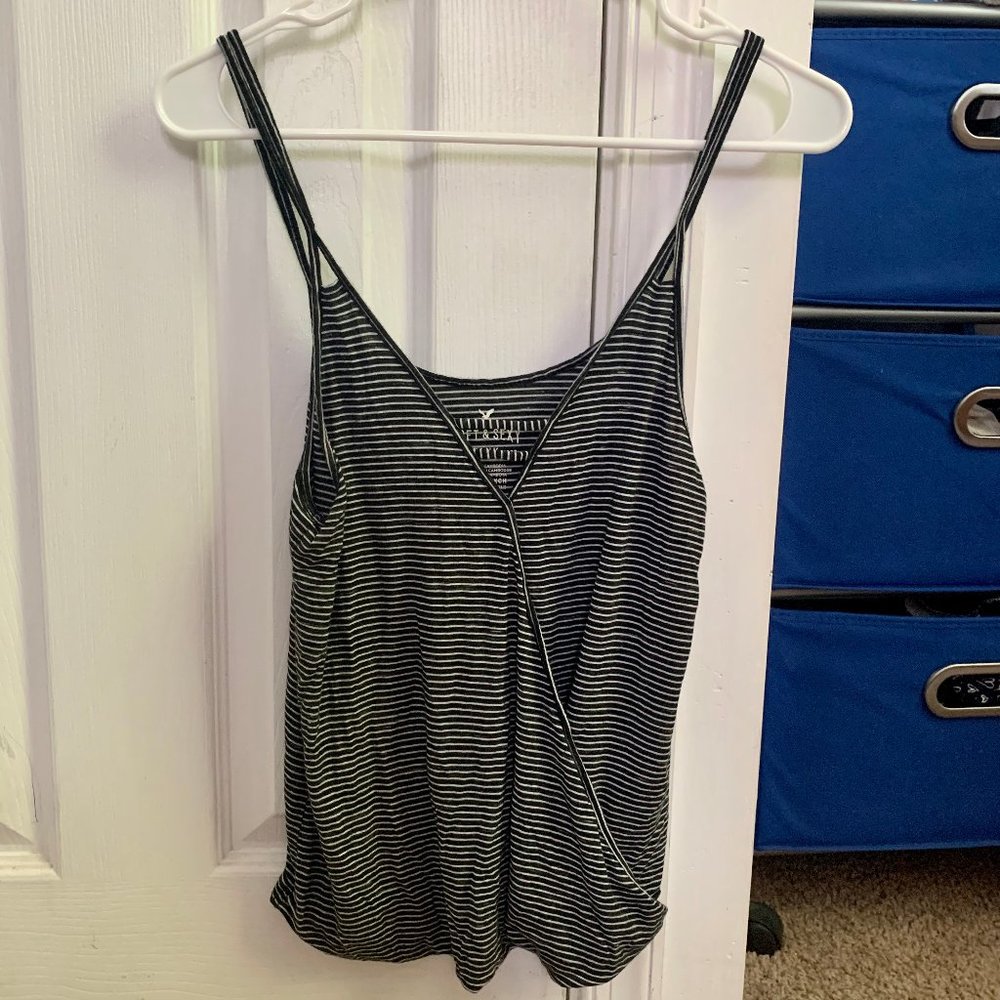 American Eagle Striped Tank Top